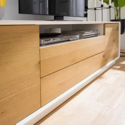 Mørteens Ensemble meubles TV Boge (2 éléments ) - Placage en chêne véritable - Chêne à nœuds / Blanc mat 22 Mørteens Ensemble meubles TV Boge (2 éléments ) - Placage en chêne véritable - Chêne à nœuds / Blanc mat -Meubles de salon Soldes 1000202254 200402 14475800009 DETAILS P000000001000202254