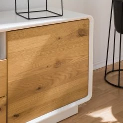 Mørteens Ensemble meubles TV Boge (2 éléments ) - Placage en chêne véritable - Chêne à nœuds / Blanc mat 24 Mørteens Ensemble meubles TV Boge (2 éléments ) - Placage en chêne véritable - Chêne à nœuds / Blanc mat -Meubles de salon Soldes 1000202254 200402 14480000011 DETAILS P000000001000202254