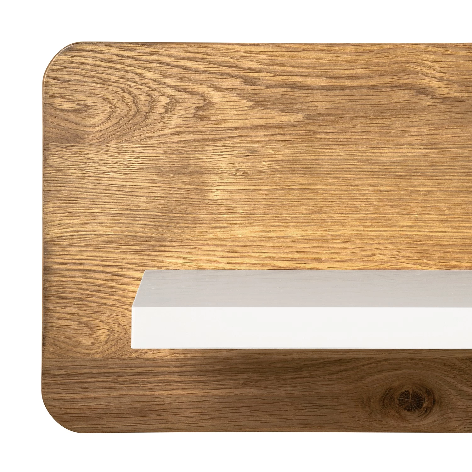 Mørteens Ensemble meubles TV Boge (2 éléments ) - Placage en chêne véritable - Chêne à nœuds / Blanc mat 14 Mørteens Ensemble meubles TV Boge (2 éléments ) - Placage en chêne véritable - Chêne à nœuds / Blanc mat – Image 12