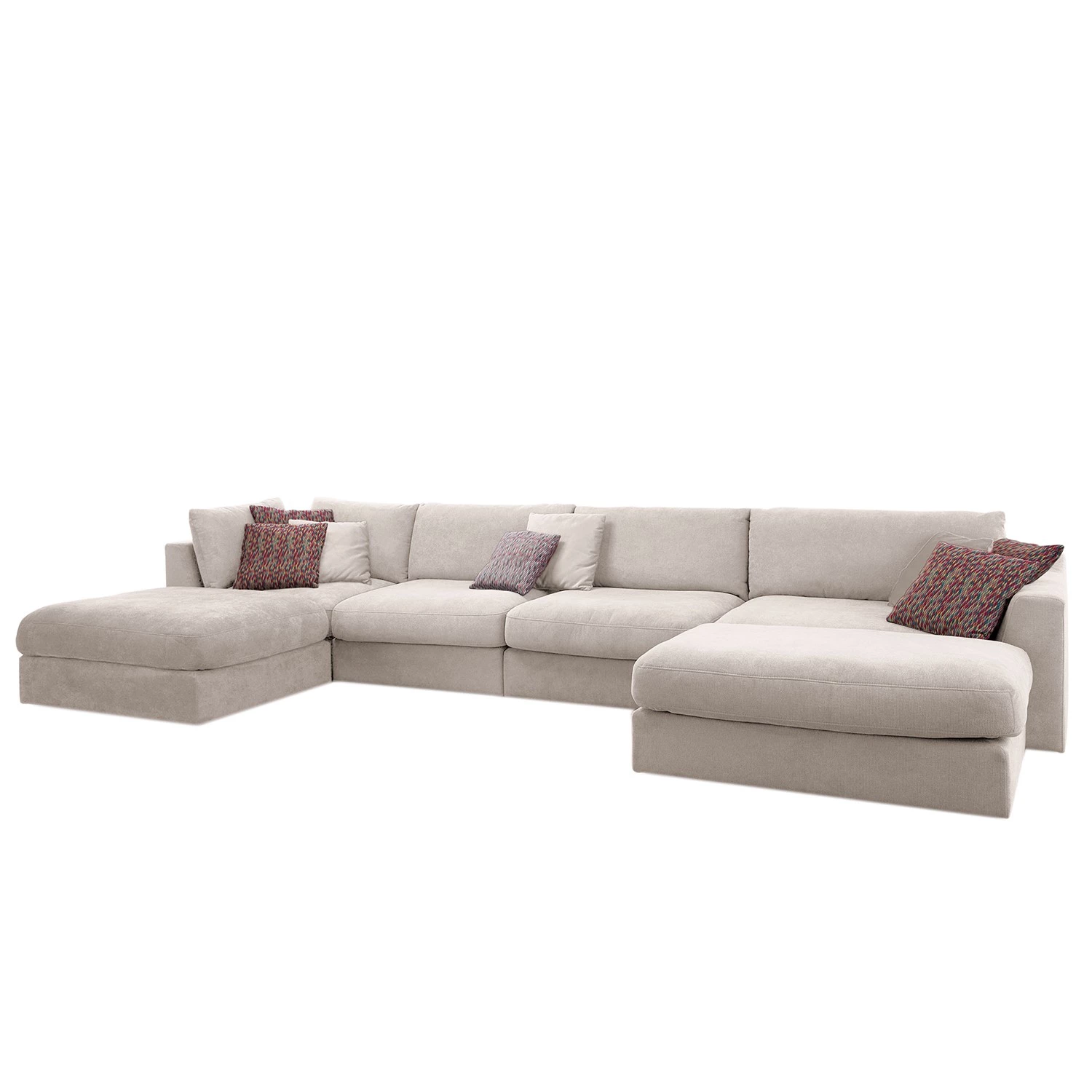 Fredriks Canapé panoramique Dixwell II - Tissage à plat - Cachemire - Méridienne longue à droite (vue de face) 3 Fredriks Canapé panoramique Dixwell II - Tissage à plat - Cachemire - Méridienne longue à droite (vue de face)