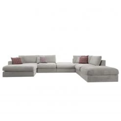 Fredriks Canapé panoramique Dixwell III - Tissage à plat - Gris platine - Méridienne longue à gauche (vue de face) 20 Fredriks Canapé panoramique Dixwell III - Tissage à plat - Gris platine - Méridienne longue à gauche (vue de face) -Meubles de salon Soldes 1000202338 200304 18050201170 DETAILS P000000001000202338