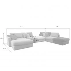 Fredriks Canapé panoramique Dixwell III - Tissage à plat - Gris platine - Méridienne longue à gauche (vue de face) 31 Fredriks Canapé panoramique Dixwell III - Tissage à plat - Gris platine - Méridienne longue à gauche (vue de face) -Meubles de salon Soldes 1000202338 200304 18050301181 SKETCH DETAILS P000000001000202338 sketch