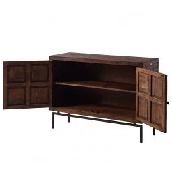 Wolf-Möbel Buffet Carving - Acacia massif / Métal - Acacia / Noir 27 Wolf-Möbel Buffet Carving - Acacia massif / Métal - Acacia / Noir -Meubles de salon Soldes 1000202474 201008 14583000002 DETAILS P000000001000202474