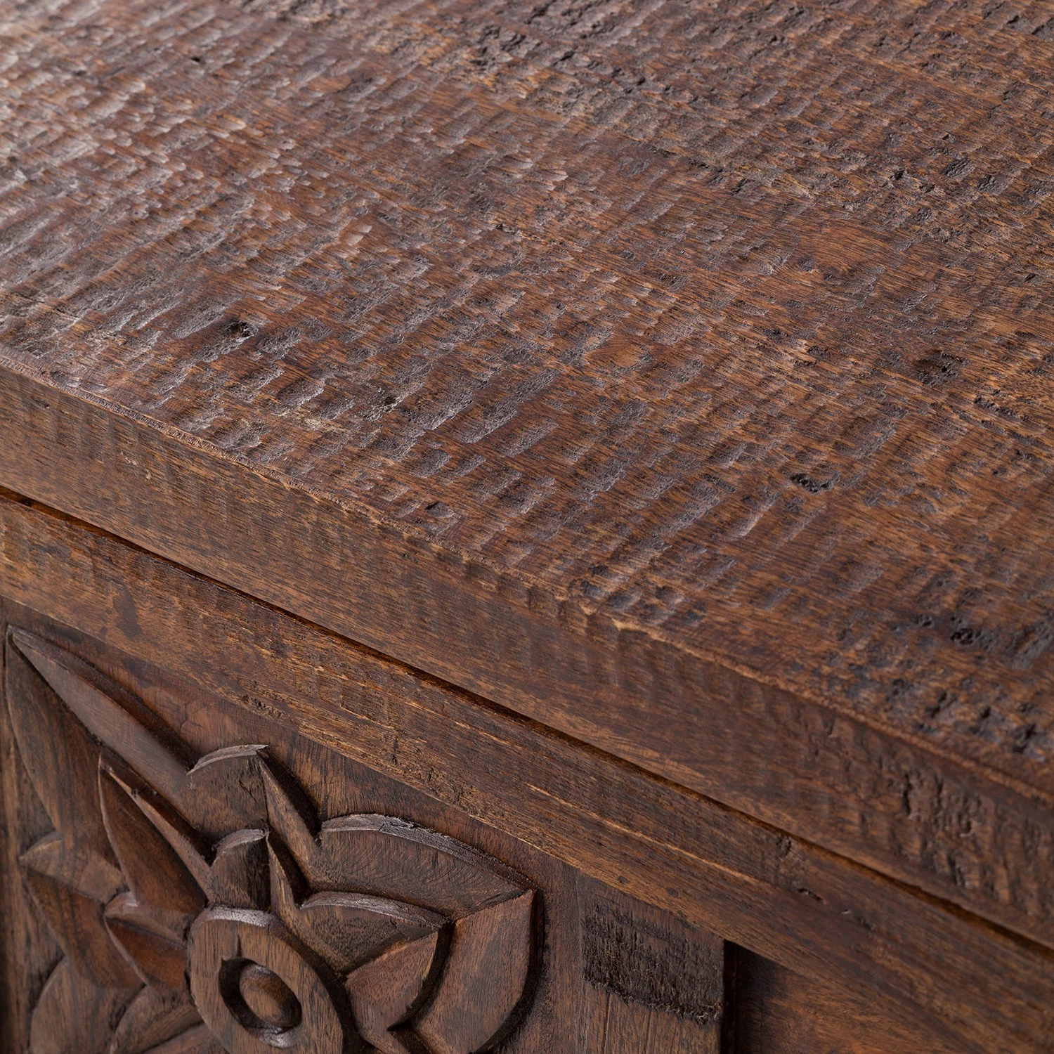 Wolf-Möbel Buffet Carving - Acacia massif / Métal - Acacia / Noir 13 Wolf-Möbel Buffet Carving - Acacia massif / Métal - Acacia / Noir – Image 11