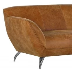 Loftscape Méridienne Astley - Cuir véritable - Cognac - Accoudoir monté à gauche (vu de face) -Meubles de salon Soldes 1000204740 200312 11182200020 DETAILS P000000001000204740