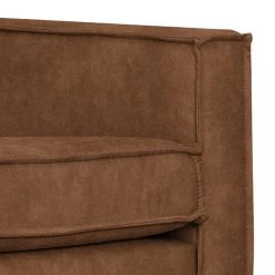 Ars manufacti Fauteuil Liel I - Aspect cuir vieilli - Microfibre Priya: Cognac -Meubles de salon Soldes 1000204757 200227 14444400009 DETAILS P000000001000204757