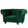 Red Living Fauteuil Baille - Velours - Vert vieilli 2 Red Living Fauteuil Baille - Velours - Vert vieilli -Meubles de salon Soldes 1000204838 200312 11184300297 IMAGE P000000001000204838