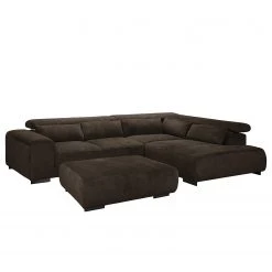 Fredriks Repose-pieds Dolton - Microfibre - Expresso -Meubles de salon Soldes 1000205101 200310 12341700020 DETAILS P000000001000205101