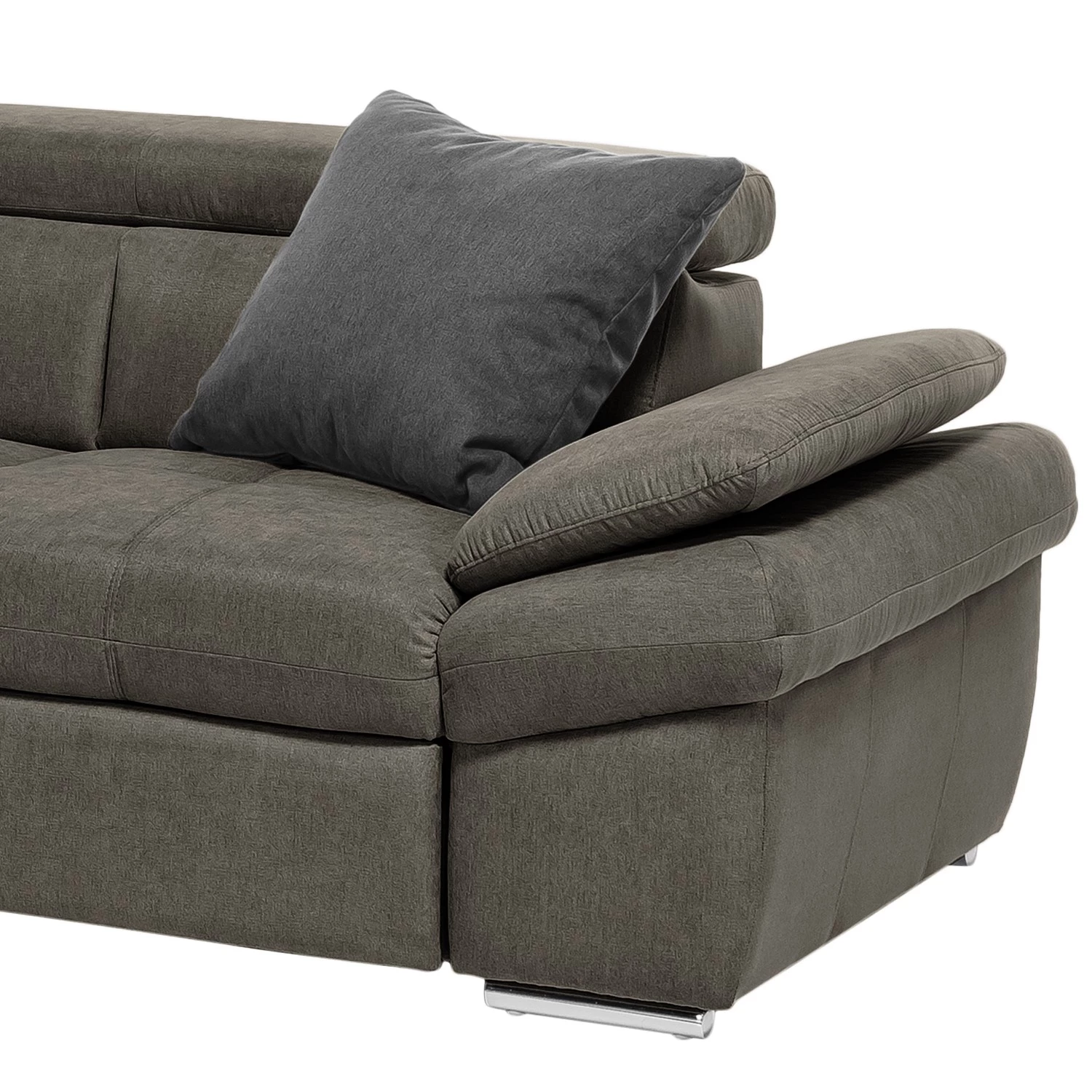 Fredriks Canapé d’angle Barvas I - Tissu structuré - Gris - Méridienne longue à gauche (vue de face) - Sans fonction 9 Fredriks Canapé d’angle Barvas I - Tissu structuré - Gris - Méridienne longue à gauche (vue de face) - Sans fonction – Image 7