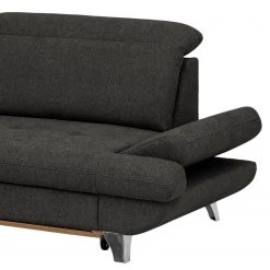 Fredriks Canapé d’angle Gorman - Microfibre - Noir - Méridienne courte à gauche (vue de face) - Fonction couchage -Meubles de salon Soldes 1000205217 200310 12353500844 DETAILS P000000001000205217