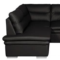 Fredriks Canapé d’angle Elkin - Imitation cuir - Noir - Méridienne longue à gauche (vue de face) - Sans fonction -Meubles de salon Soldes 1000205229 200310 12354600954 DETAILS P000000001000205229