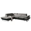Fredriks Canapé d’angle Graford I - Tissage à plat - Méridienne longue à gauche (vue de face) - Fonction couchage -Meubles de salon Soldes 1000205334 210202 17373900019 IMAGE P000000001000205334