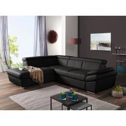 Fredriks Canapé d’angle Barvas II - Imitation cuir - Méridienne longue à gauche (vue de face) - Sans fonction -Meubles de salon Soldes 1000205343 200310 12373802011 MOOD DETAILS P000000001000205343 mood