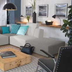 Tom Tailor Repose-pieds Elements - Tissu - Tissu TBO : 29 moody grey -Meubles de salon Soldes 1000205544 200319 14463100121 MOOD DETAILS P000000001000205544 mood