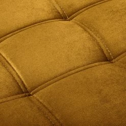 Red Living Canapé Elnora (3 places) - Velours - Jaune moutarde -Meubles de salon Soldes 1000206633 200302 15041000108 DETAILS P000000001000206633