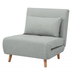 Mørteens Fauteuil convertible Elands - Tissu - Tissu Nims: Gris clair