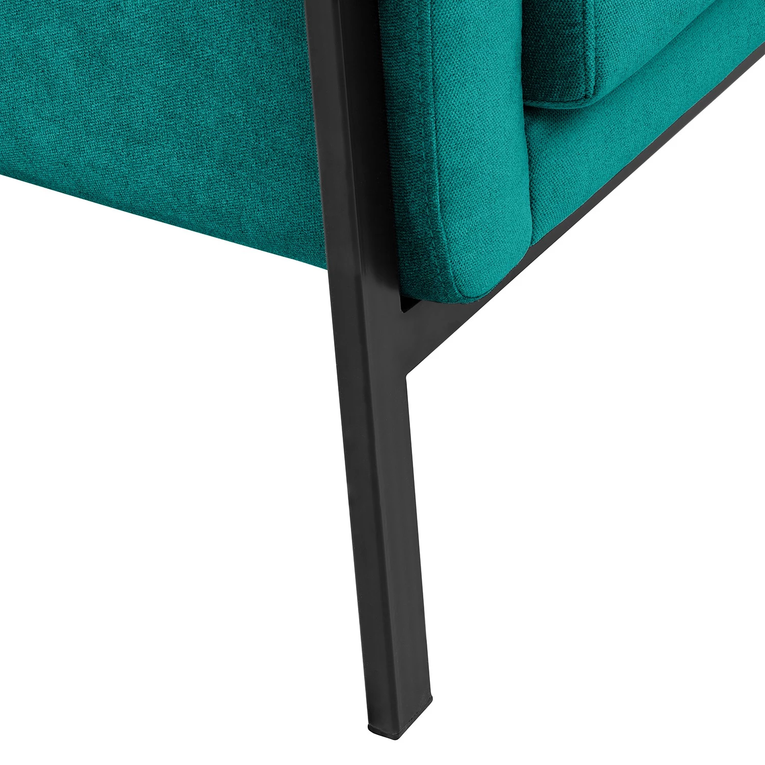 Norrwood Fauteuil Hanko I - Velours - Tissu Lito: Turquoise 13 Norrwood Fauteuil Hanko I - Velours - Tissu Lito: Turquoise – Image 11