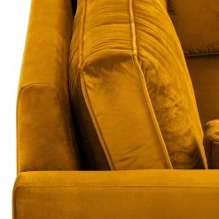 Red Living Canapé Voiron I (2-3 places) - Velours Ravi: Jaune moutarde -Meubles de salon Soldes 1000207167 200709 15472300651 DETAILS P000000001000207167