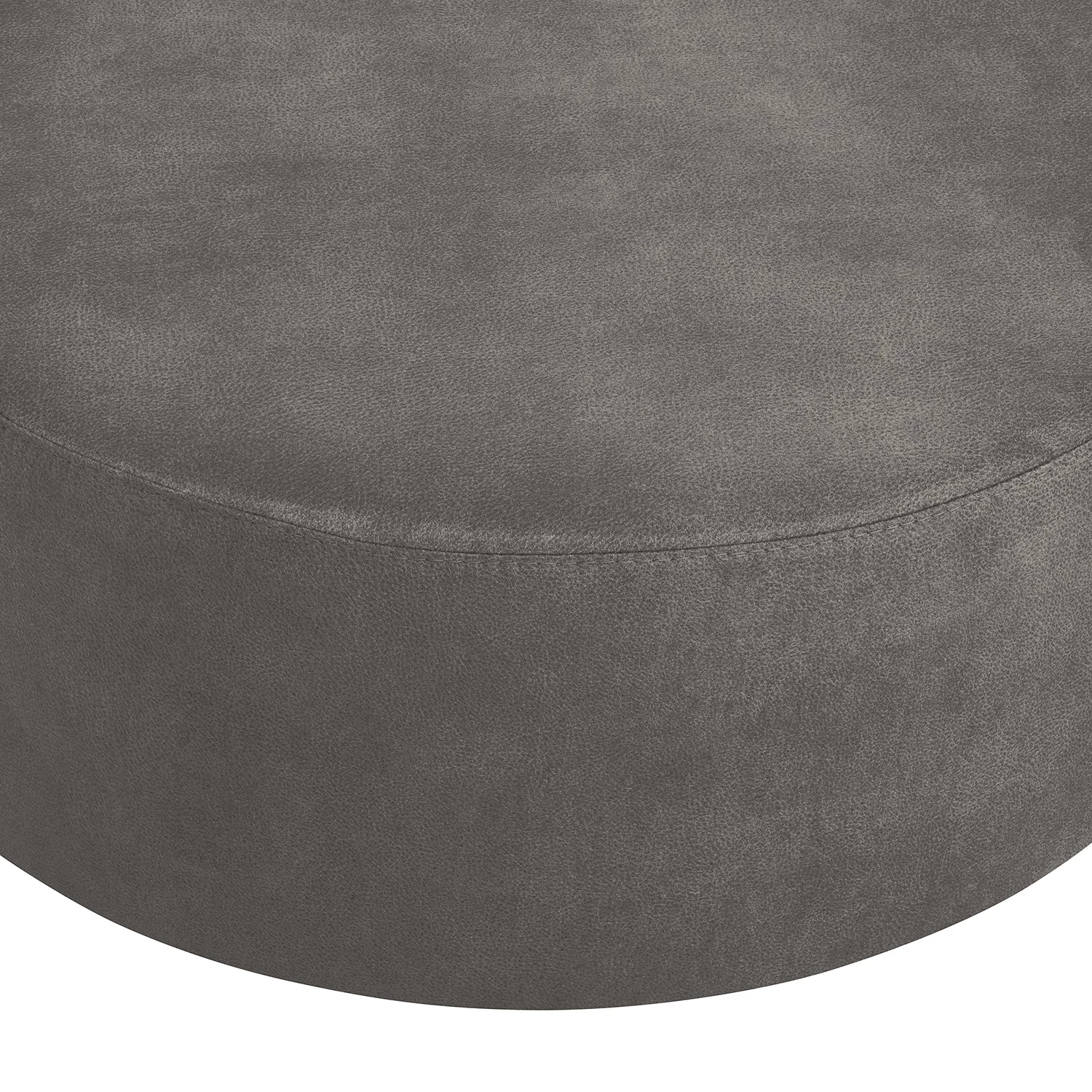 Norrwood Repose-pieds capitonné Vagnas I - Microfibre Yona: Gris 5 Norrwood Repose-pieds capitonné Vagnas I - Microfibre Yona: Gris – Image 3