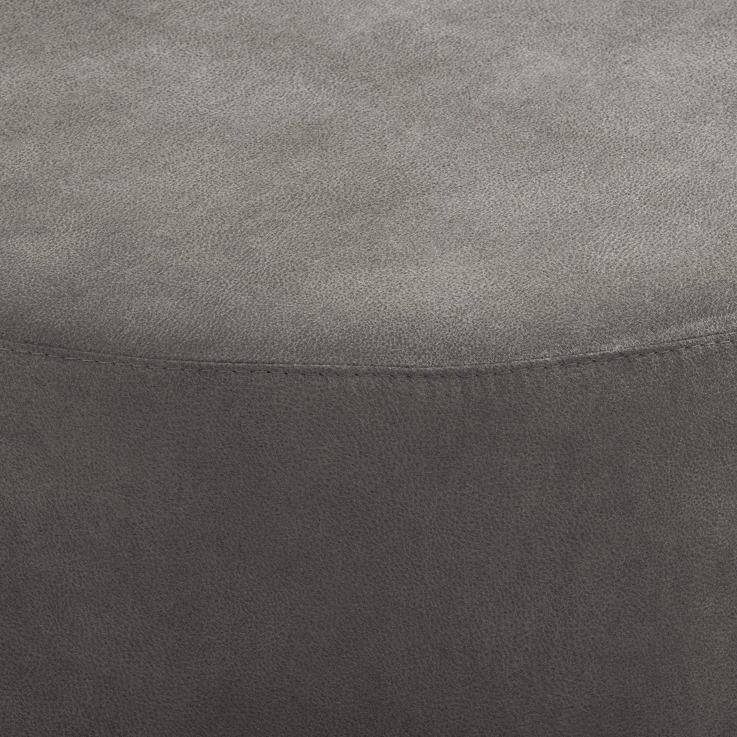 Norrwood Repose-pieds capitonné Vagnas I - Microfibre Yona: Gris 6 Norrwood Repose-pieds capitonné Vagnas I - Microfibre Yona: Gris – Image 4