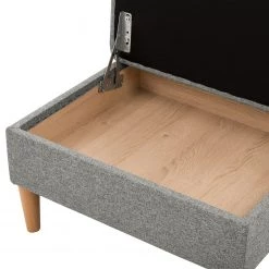 Norrwood Repose-pieds capitonné Kaavi I - Tissu - Tissu Voer: Gris -Meubles de salon Soldes 1000207218 200709 15483801101 DETAILS P000000001000207218