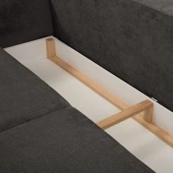 Norrwood Canapé convertible Koski I - Tissu - Tissu Lito: Gris -Meubles de salon Soldes 1000207290 200520 14271100506 DETAILS P000000001000207290