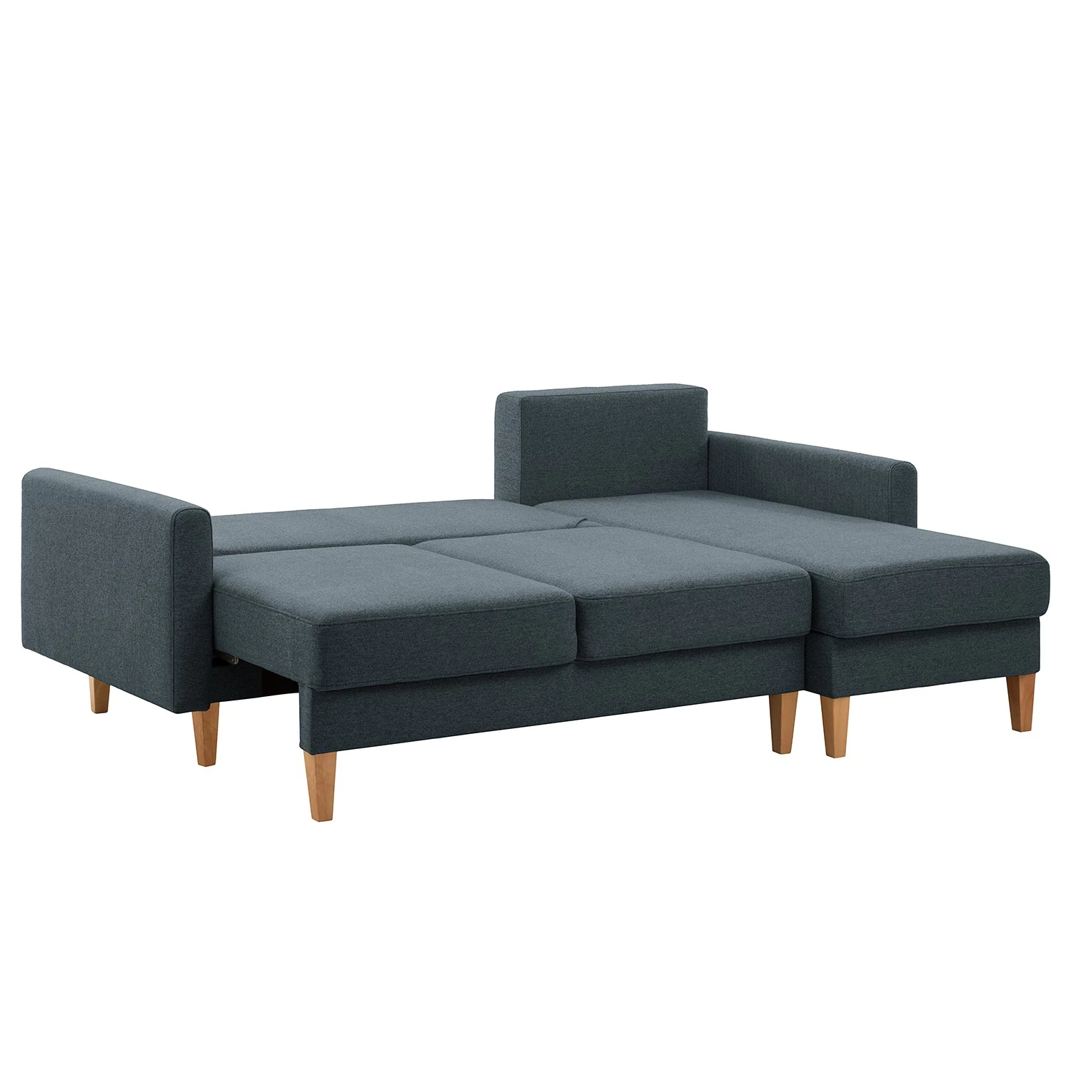 Norrwood Canapé d’angle Koski I - Tissu - Tissu Ala: Bleu - Méridienne courte à droite (vue de face) 5 Norrwood Canapé d’angle Koski I - Tissu - Tissu Ala: Bleu - Méridienne courte à droite (vue de face) – Image 3