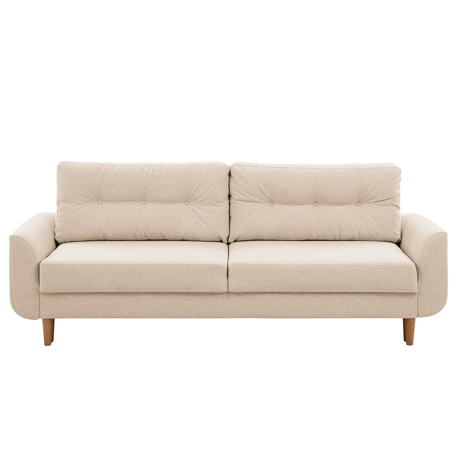 Norrwood Canapé convertible Kaavi I - Tissu - Tissu Deran: Crème 7 Norrwood Canapé convertible Kaavi I - Tissu - Tissu Deran: Crème – Image 5