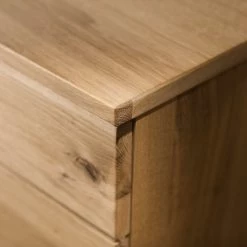 Naturoo Meuble TV Doora I - Partiellement en chêne à nœuds massif - Chêne à nœuds Bianco / Graphite -Meubles de salon Soldes 1000207359 200317 14291500097 DETAILS P000000001000207359