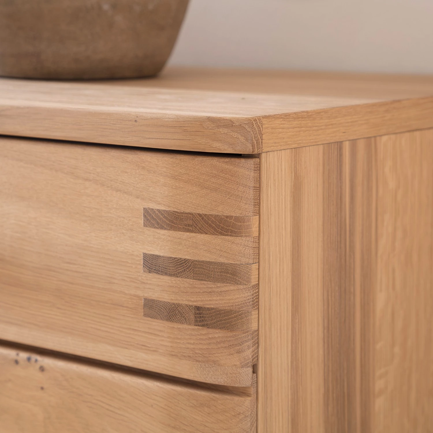 Loftscape Buffet Salvo - Partiellement en chêne massif - Planches de chêne Bianco / Gris 11 Loftscape Buffet Salvo - Partiellement en chêne massif - Planches de chêne Bianco / Gris – Image 9