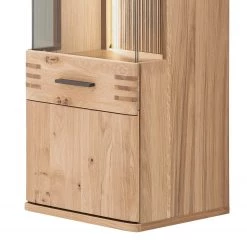 Loftscape Vitrine murale Salvo - Partiellement en chêne massif - Planches de chêne Bianco / Gris -Meubles de salon Soldes 1000207370 200317 14302200185 DETAILS P000000001000207370