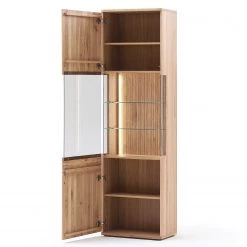 Loftscape Vitrine Salvo I - Partiellement en chêne massif - Planches de chêne Bianco / Gris -Meubles de salon Soldes 1000207372 200317 14303500200 DETAILS P000000001000207372