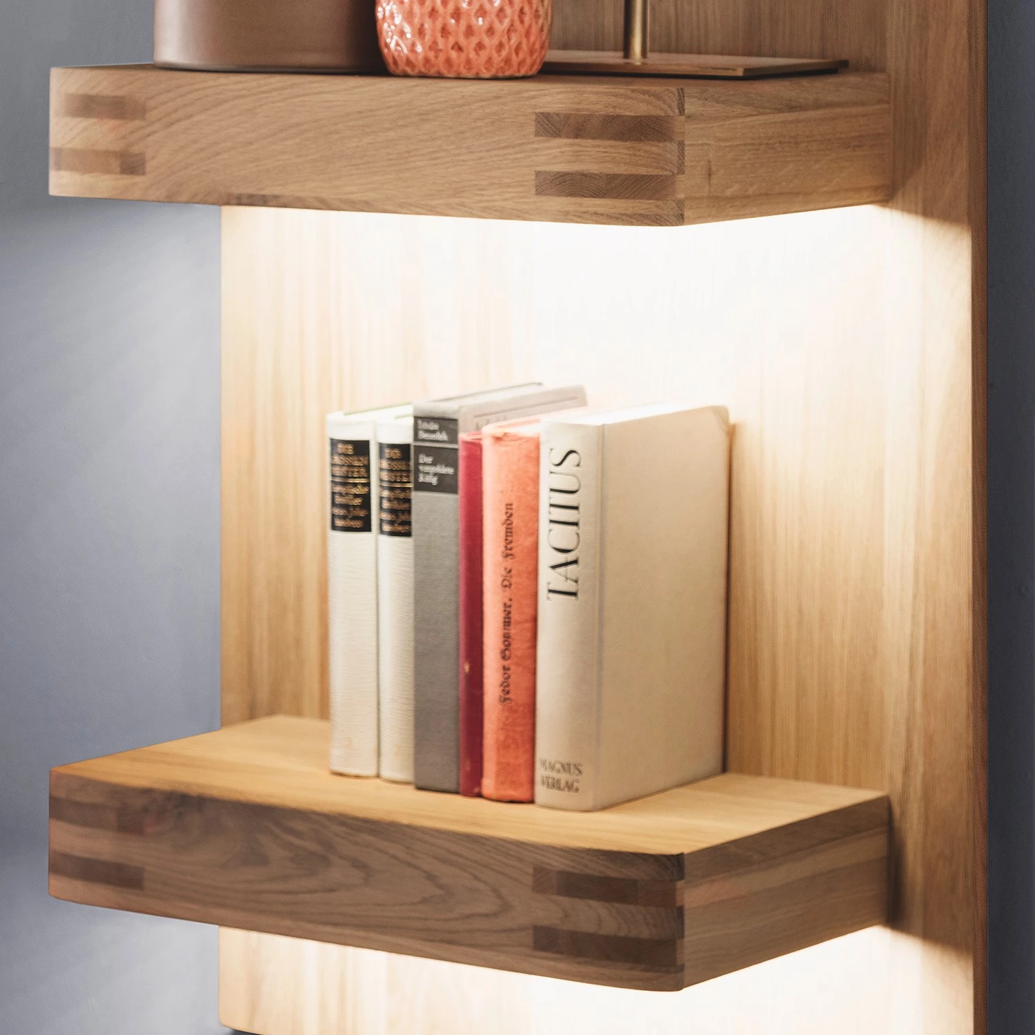 Loftscape Étagère murale Salvo - Placage en chêne véritable - Planches de chêne Bianco 8 Loftscape Étagère murale Salvo - Placage en chêne véritable - Planches de chêne Bianco – Image 6