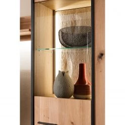 Naturoo Meubles TV muraux Doora I (3 élém.) - Partiellement en chêne à nœuds massif - Chêne à nœuds Bianco / Graphite -Meubles de salon Soldes 1000207677 200305 06214200005 MOOD DETAILS P000000001000207677 mood