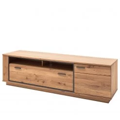 Naturoo Meubles TV muraux Doora I (3 élém.) - Partiellement en chêne à nœuds massif - Chêne à nœuds Bianco / Graphite -Meubles de salon Soldes 1000207677 200305 06214300011 DETAILS P000000001000207677