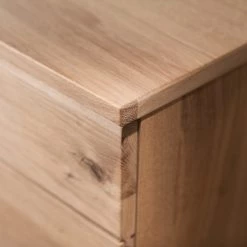 Naturoo Meubles TV muraux Doora III (3 élém.) - Partiellement en chêne à nœuds massif - Chêne à nœuds Bianco / Graphite -Meubles de salon Soldes 1000207679 200305 06214500048 DETAILS P000000001000207679