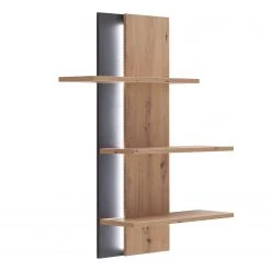 Loftscape Ensemble meubles TV Buena II (4 élém.) - Imitation planches de chêne / Anthracite -Meubles de salon Soldes 1000207681 200305 06214700076 DETAILS P000000001000207681