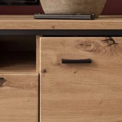 Loftscape Ensemble meubles TV Buena II (4 élém.) - Imitation planches de chêne / Anthracite -Meubles de salon Soldes 1000207681 200305 06214700079 DETAILS P000000001000207681