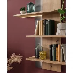 Loftscape Ensemble meubles TV Buena II (4 élém.) - Imitation planches de chêne / Anthracite -Meubles de salon Soldes 1000207681 200305 06214700081 DETAILS P000000001000207681