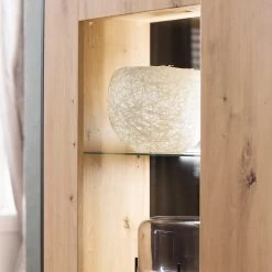 Loftscape Ensemble meubles TV Buena II (4 élém.) - Imitation planches de chêne / Anthracite -Meubles de salon Soldes 1000207681 200305 06214700082 DETAILS P000000001000207681