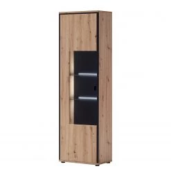 Loftscape Ensemble meubles TV Buena III (4 élém.) - Imitation planches de chêne / Anthracite -Meubles de salon Soldes 1000207682 200305 06214800088 DETAILS P000000001000207682