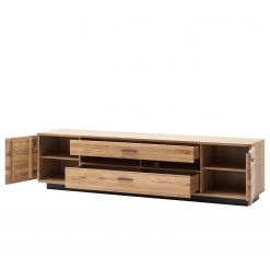 Loftscape Ensemble meubles TV Salvo I (3 élém.) - Partiellement en chêne massif - Planches de chêne Bianco / Gris -Meubles de salon Soldes 1000207683 200305 06214900107 DETAILS P000000001000207683