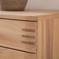 Loftscape Ensemble meubles TV Salvo I (3 élém.) - Partiellement en chêne massif - Planches de chêne Bianco / Gris -Meubles de salon Soldes 1000207683 200305 06214900114 DETAILS P000000001000207683