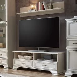 Ridgevalley Ensemble meubles TV Covedale (2 élém.) - Blanc