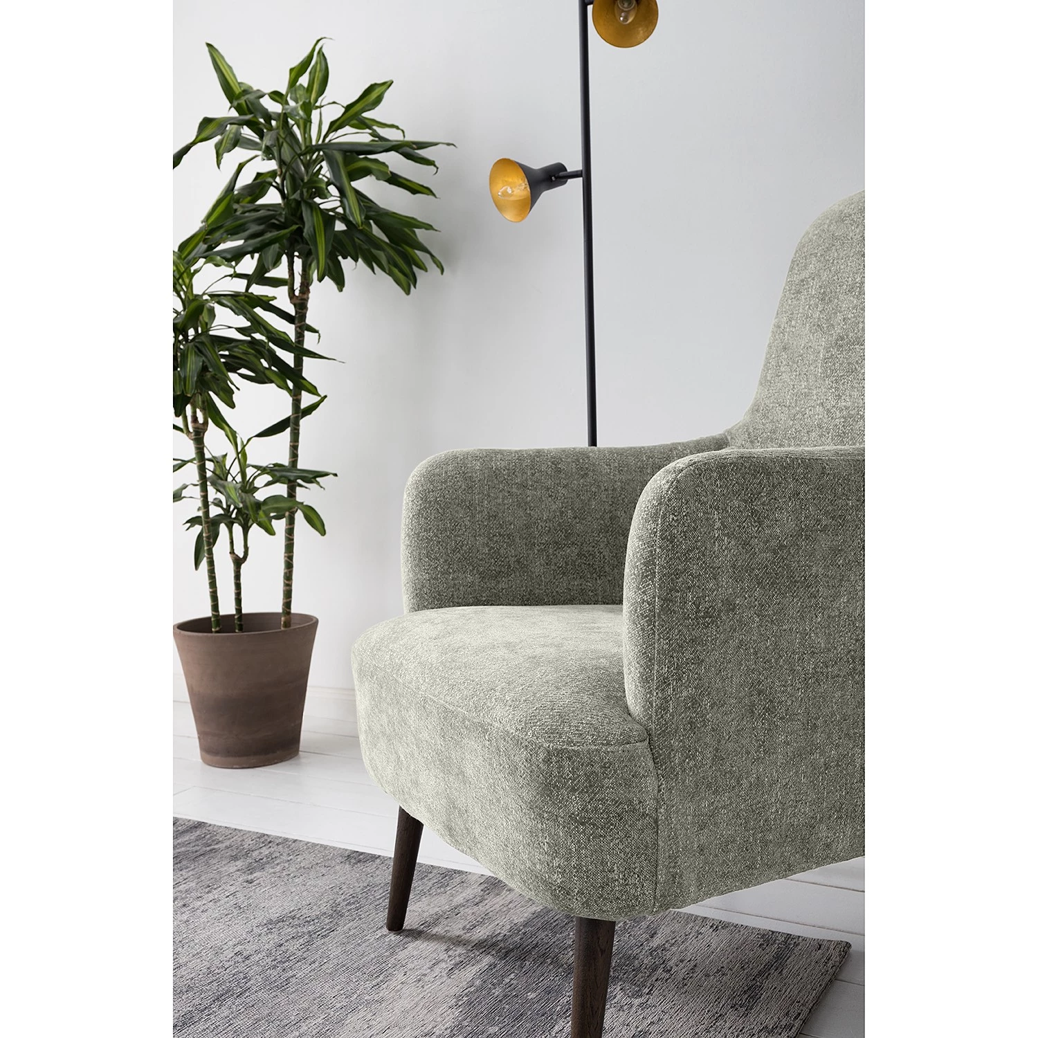 Mørteens Fauteuil Camby - Tissu - Gris 15 Mørteens Fauteuil Camby - Tissu - Gris – Image 13