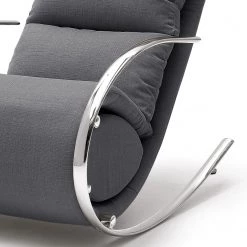 Fredriks Rocking chair Fox - Tissu structuré - Gris -Meubles de salon Soldes 1000208768 201204 11273800022 DETAILS P000000001000208768