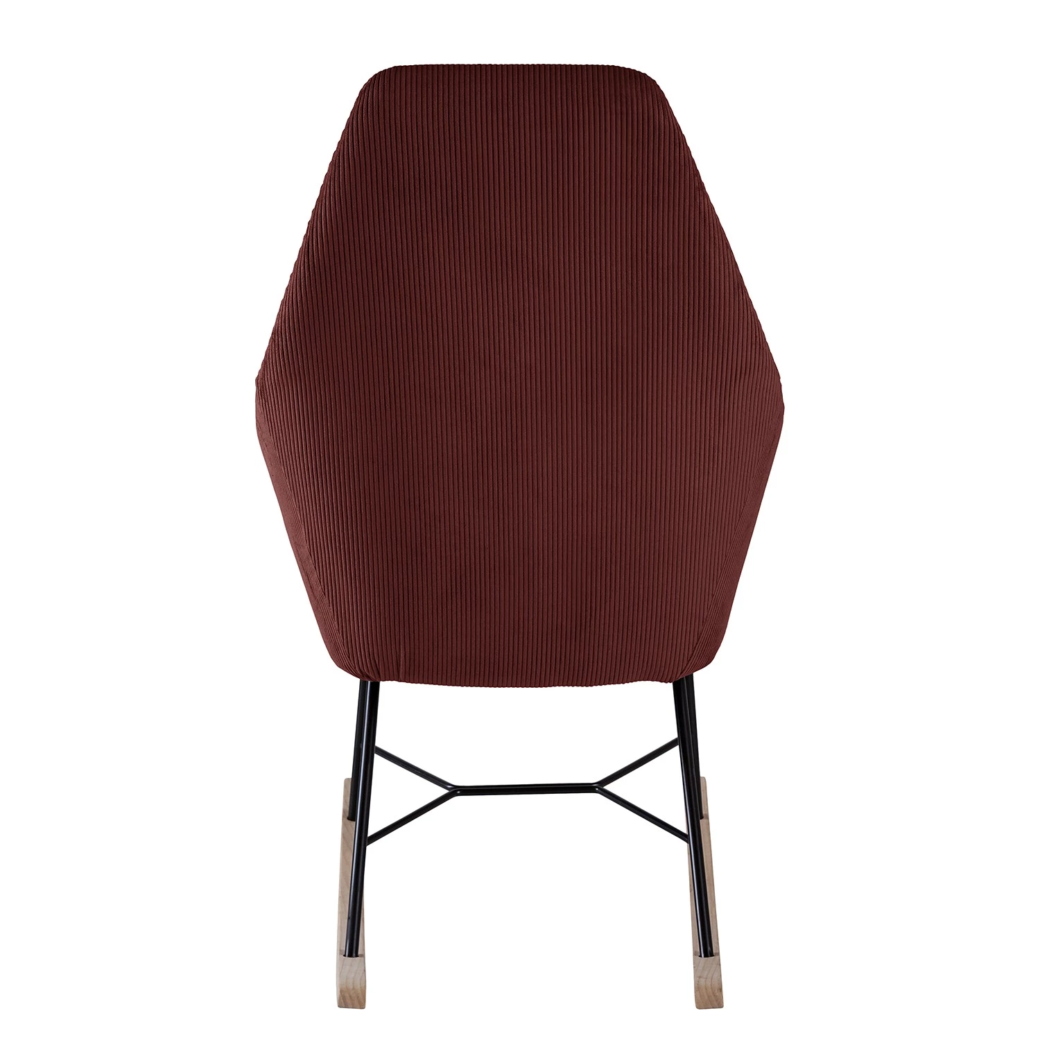 Mørteens Rocking chair Kumia II - Velours - Bordeaux 8 Mørteens Rocking chair Kumia II - Velours - Bordeaux – Image 6