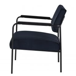 Mørteens Fauteuil Narpes - Velours - Bleu foncé -Meubles de salon Soldes 1000208971 210203 15364700011 DETAILS P000000001000208971
