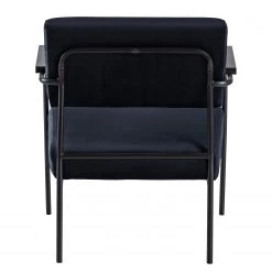 Mørteens Fauteuil Narpes - Velours - Bleu foncé -Meubles de salon Soldes 1000208971 210203 15364900012 DETAILS P000000001000208971
