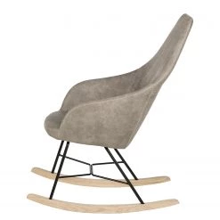 Mørteens Rocking chair Kumia I - Aspect cuir vieilli - Gris 31 Mørteens Rocking chair Kumia I - Aspect cuir vieilli - Gris -Meubles de salon Soldes 1000208986 210427 11180500016 DETAILS P000000001000208986